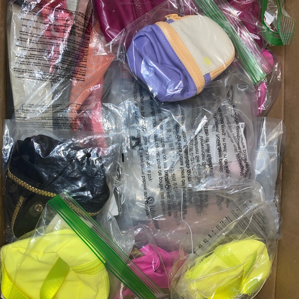 lululemon athletica assorted colorful key & card holders - Picture 15 of 16